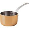 PADERNO WORLD CUISINE Casseruola 1 manico cm 10 H 6,5 Serie 15600 Rame 3-Ply (minimo 2 pezzi)