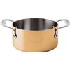 PADERNO WORLD CUISINE Mini Ramekin 2 manici cm 12 H 6 Serie 15600 Rame 3-Ply (minimo 2 pezzi)