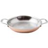 PADERNO WORLD CUISINE Tegame 2 manici Ø cm 24 H 4,5 Lt 2 Serie 15600 Rame 3-Ply