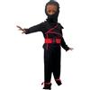 Rubie's Rubies - Costume ninja per principianti dai 7 agli 8 anni, da 122 a 128 cm
