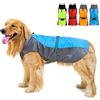Zunea Impermeabili per Cani Taglia Media e Grande Leggero Riflettente Giacca di Sicurezza Impermeabile Antivento Foderata in Rete Traspirante Vestiti Abbigliamento per Escursionismo Blu 3XL