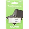 KIOXIA 128GB TransMemory U202 USB 2.0 Flash Drive, White