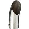 Simply Terminale di scarico ETC76, in acciaio INOX, colore: argento