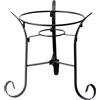 Alpine Corporation Supporto in Metallo per Interni ed Esterni, 25,4 cm, Colore: Nero