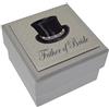 WHITE COTTON CARDS Cotone Bianco Carte C & OCIRC; Te & Agrave; Drag & eacute; es/Regali per p & Egrave; re Il Marito & eacute; e Ragione Cappello Cappello a Cilindro Registrazione Padre della Sposa