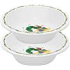 Raupe Nimmersatt Hello Friend - Set di 2 ciotole per cereali, colore: Bianco