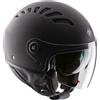 Tucano Urbano casco demi jet unisex EL'TOP. Casco moto in policarbonato, casco scooter all seasons con doppia visiera e copri-aerazione Dynamic Flow. Casco omologato ECE 22.05 grigio opaco Tg. S