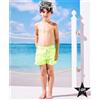 I Am Bikini - Costume Bermuda Giallo Fluo Bambino Junior 6A