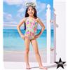 I Am Bikini - Costume Intero Pappagalli Bambina Junior 4A