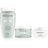 Kerastase specifique rituel bain divalent 250 ml - masque rehydratant 200 ml - argile equilibrante 250 ml