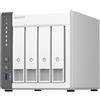 QNAP TS-433-4G NAS Tower Collegamento ethernet LAN Bianco Cortex-A55