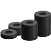 Alberts 338725 Bussola distanziale, plastica, plastica, nera, 20 pezzi in 4 misure, 20 x 5 mm / 20 x 10 mm / 20 x 20 mm / 20 x 30 mm