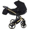 Kinderkraft A-TOUR Passeggino Trio, Carrozzina 3 in 1 fino 26 kg, Ovetto  incluso, Cappottina impermeabile con filtro UPF 50+, Ammortizzate Ruote