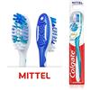 Colgate Total - Spazzolino da denti, medio, 1 pezzo, pulisce superfici dentali, lingua, guance e fino a fondo negli spazi interdentali