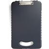 Officemate 83314 - Scatola portablocco per tablet, sottile e compatta, con clip per documenti, ideale per ufficio, ospedali, cantiere e aule, antracite, grigio (formato A4)