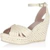 Fiarucci Donna Louna - Espadrilles, Perle Crema - Gr. 36 (UK 3)