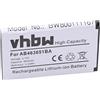 vhbw Li-Ion batteria 900mAh (3.7V) compatibile con cellulari e smartphone Samsung GT-S3370 Pocket, GT-S3650, GT-S3650 Corby, GT-S3653, GT-S3800, GT-S3830