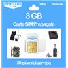 EIOTCLUB SIM Prepagata Senza Contratto, Carta SIM Compatibile con Rete Vodafone & Wind, 3GB per 30 giorni, solo Dati, per LTE Telecamera & Fotocamera Caccia & Localizzatore GPS