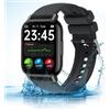 Goodatech Smart Watch per uomini e donne, smartwatch per chiamate telefoniche (Make & Risposta), fitness tracker, notifica , musicale, monitor sanitario, compatibile con telefoni Android iOS