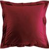 douceur d'intérieur, Federa (63 x 63 cm) Biolina Bordeaux, 100% cotone biologico