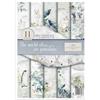 ITD Collection - Papier de riz créatif A4 Decoupage Rice Paper Sheet 29,7 x 21 cm Technique de découpage multicolore (RP027) - HS code 48021000