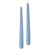 Cereria Di Giorgio - 10 Candele Coniche - Diametro 2,2 cm Altezza 25 cm - Colore Dusty blu - Durata 7 ore - Standard per candelabro