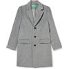 United Colors of Benetton Cappotto 2YDTUN012, Grigio Scuro 907, 44 Uomo