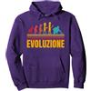 Abbigliamento Funghi Porcini Funghi Porcini Divertente Evoluzione Regalo Uomo Donna Felpa con Cappuccio