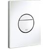 GROHE Surf - Placca di comando per cassette di scarico ad Incasso, montaggio semplicissimo, silenzioso e senza attrito, bianco, 38965SH0