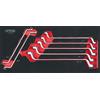 KS Tools 713.2022 - Set di chiavi poligonali a doppia estremità modulare, offset 75°