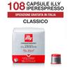 Illy 108 CAPSULE CAFFE' ILLY IPERESPRESSO CLASSICA CLASSICO IPER ESPRESSO MEDIA