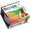 Monge Fruits Cat Lattina Multipack 24x80G POLLO E FRUTTA
