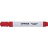 OFFICER PRODUCTS Office Products - Pennarello per lavagna bianca, punta rotonda, larghezza tratto 1-3 mm, colore rosso, cancellabile a secco, inchiostro non tossico a base di alcool senza xsylen e toluolo, 1 pezzo