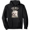 J.Berg Family: Funny Maltese Dog Gifts W Best Maltese Mom Ever Maltese Cane Regalo Donne Vintage Felpa con Cappuccio