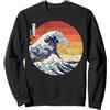 La grande onda di Kanagawa | BellaMadiso Kanagawa Hokusai Uomini Retro giapponese grande onda di Felpa