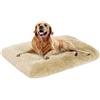 Danchen Letto per animali domestici ultra morbido e grande, 50 x 35 x 6 cm, cuscino caldo in peluche di alta qualità, materasso rimovibile lavabile antiscivolo per cani, letto calmante