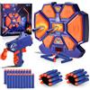 Lehoo Castle Bersaglio Nerf, Bersaglio Digitale per Pistole Nerf, Bersaglio Digitale, Viene Fornito con 1 Blaster, 20 Colpi di Munizioni in Schiuma, 2 Cinturini da Polso(Blu)