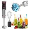 Classbach 2 in 1 Mixer, Plunging Set, Diving Blender and Stainless Steel Whip, 1000 W max, C-SMS4001 Silent Engine, INOX