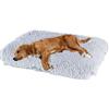 Danchen Letto per animali domestici ultra morbido e grande, 50 x 35 x 6 cm, cuscino caldo in peluche di alta qualità, materasso rimovibile lavabile antiscivolo per cani, letto calmante