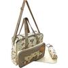 GMMH - XXL, Borsa cambio, incl. fasciatoio e borsetta cilindrica, Beige