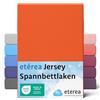 etérea Himmlische Qualität etérea Jersey lenzuolo con angoli 140x200-160x200 cm Arancione Epaisseur 15-25 cm - 100% Cotone - Oekotex materasso Letto copripiumino - lenzuola 140x200cm - 160x200cm Terra
