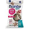 MONGE GIFT SNACK PUPPY AND JUNIOR MEDIUM - MAXI DOG MAIALE CON ARTIGLIO DEL DIAVOLO 210 G