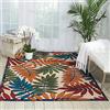 NOURISON Aloha - Tappeto floreale per interni ed esterni, 5 'x 8', multicolore