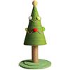 JQTOP Tiragraffi per gatti a forma di albero di Natale, robusto, verticale e natalizio