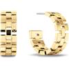 Calvin Klein Orecchini a Cerchio da Donna Collezione GEOMETRIC in Oro Giallo - 35000250
