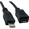 chenyang Micro USB 2.0 Tipo B 5Pin Cavo di estensione da maschio a femmina per tablet e telefono e MHL e OTG 1.5M