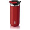 WACACO Octaroma Grande Tazza Termica Caffe con Isolamento Sottovuoto, 15 fl oz (435ml), Bicchiere da Viaggio in Acciaio Inossidabile a Doppia Parete con Coperchio, Rosso