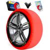 ARCOL ARLUM Calze da Neve Omologate Italia EN 16662-1 - / Control Due Catene da Neve in Tessuto per Auto. Snow Sock Taglia M per R13 - R19 (Misure per Pneumatici Dettagliate all'Interno) (Control, M)