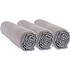 Easy dort Set di 3 lenzuola da 70 x 140 cm, per lettino da bambino, 70 x 140 cm, 100% cotone biologico, nocciola, estensibile, traspirante, sonno sano, marchio Easy Dort | certificato Oeko-Tex | Qualità,