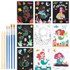 50 PEZZI SCRATCH Art Bambini Fogli Neri Da Grattare Bambini per Disegno  Bambini EUR 17,99 - PicClick IT